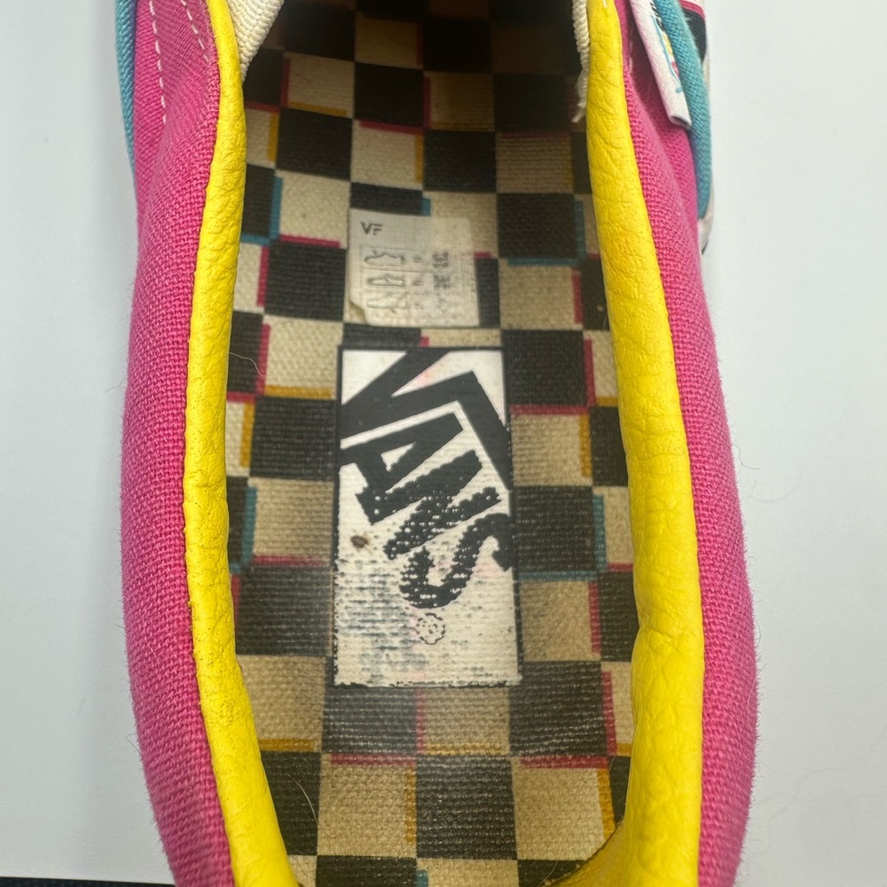 Vans Slip On Checkerboard Multicolor Unisex Y2K Retro Skate Grunge | M6 W7.5 - Picture 12 of 12